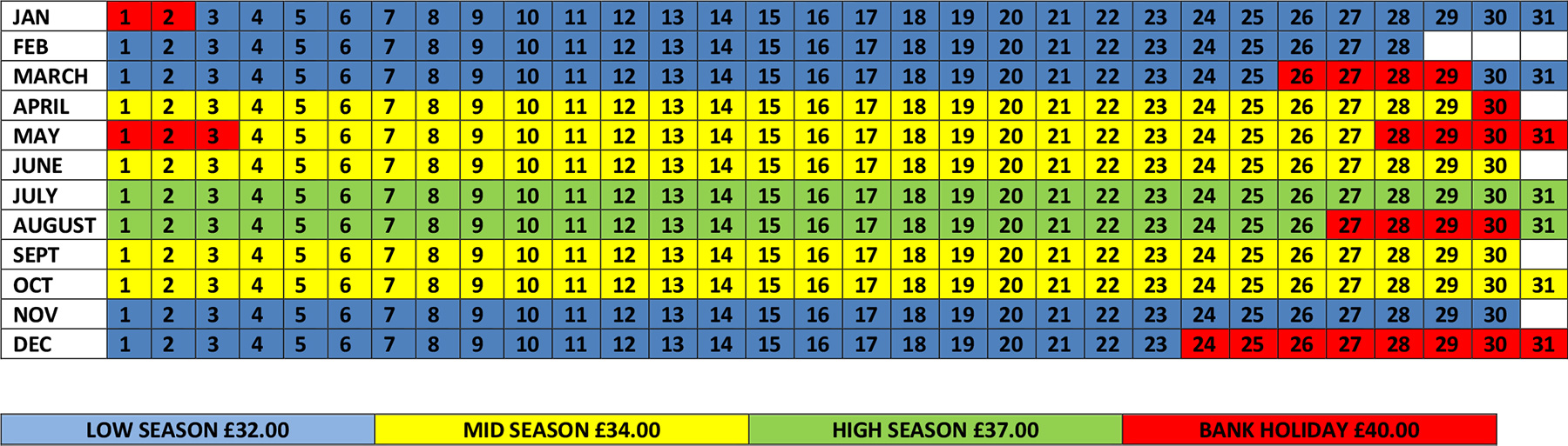 Price List 2027